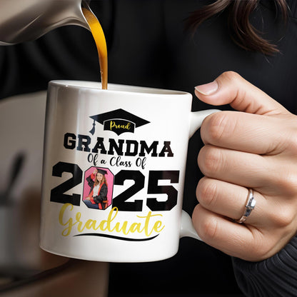Proud Grandma Of A Class Of 2025 Graduate, Graduation Cap and Diploma