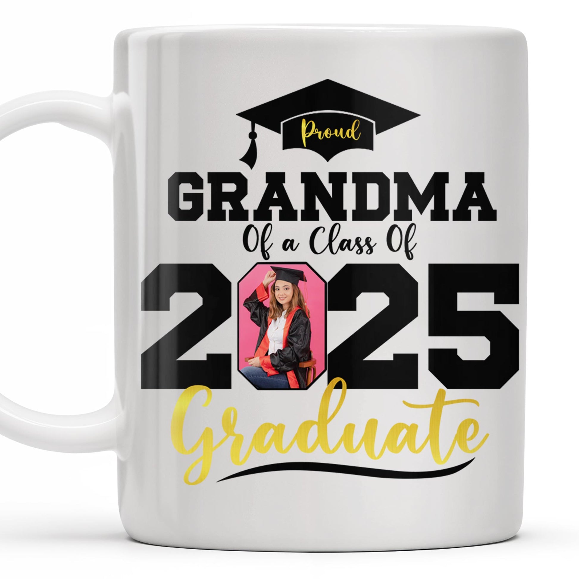 Proud Grandma Of A Class Of 2025 Graduate, Graduation Cap and Diploma