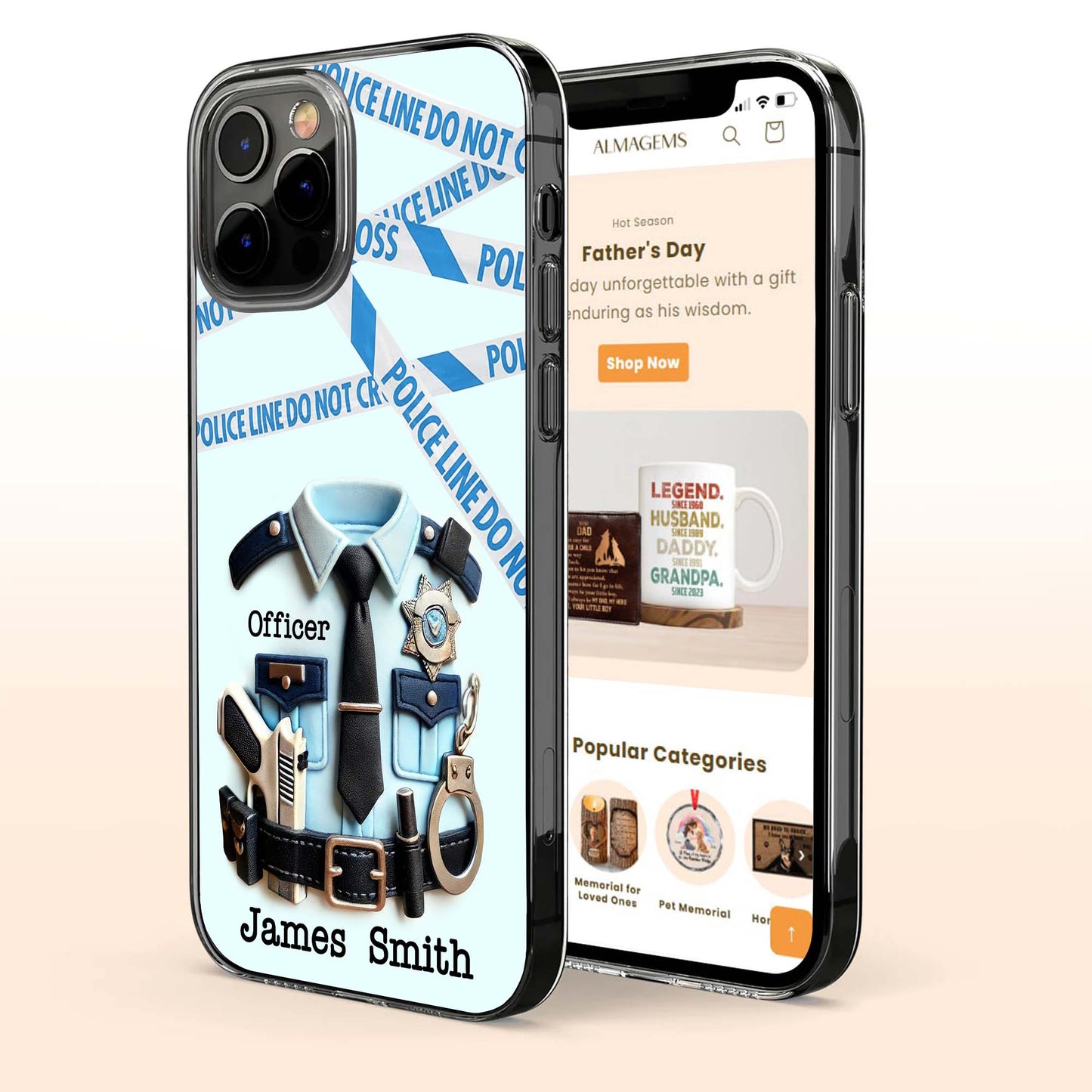 Celebrate The Dedication And Courage Of Law Enforcement, Police Uniform and Handcuffs