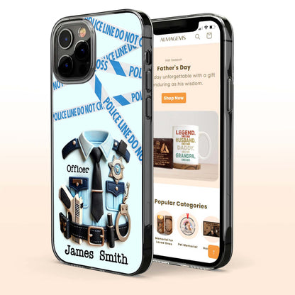 Celebrate The Dedication And Courage Of Law Enforcement, Police Uniform and Handcuffs