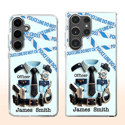 Celebrate The Dedication And Courage Of Law Enforcement, Police Uniform and Handcuffs