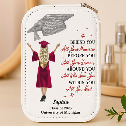 Behind You All Your Memories, Graduation Cap And Stars