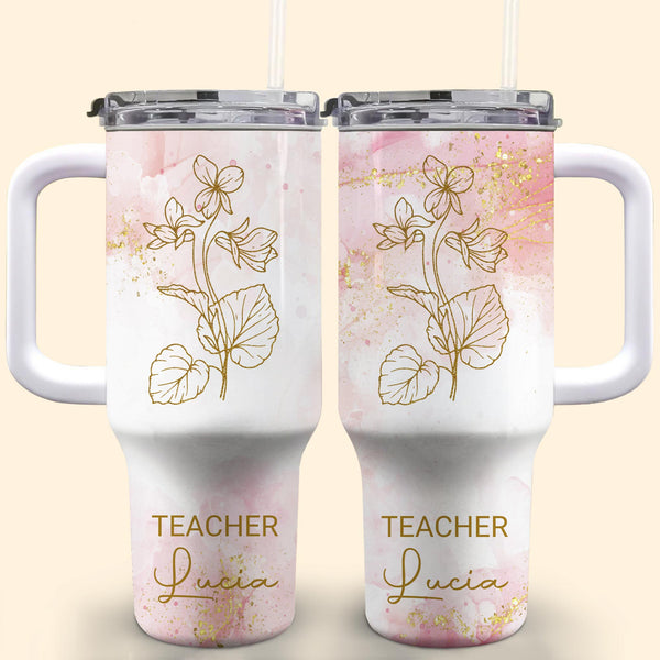 Create A Beautiful, Floral-Themed Tumbler Perfect For Any Dedicated Nurse, Flowers