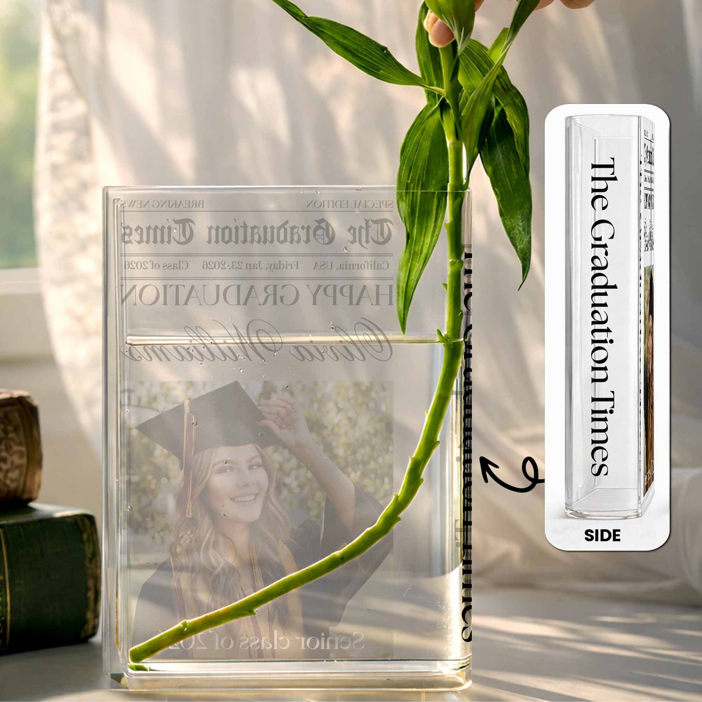 Happy Graduation Senior Class Special Edition Newspaper Vase