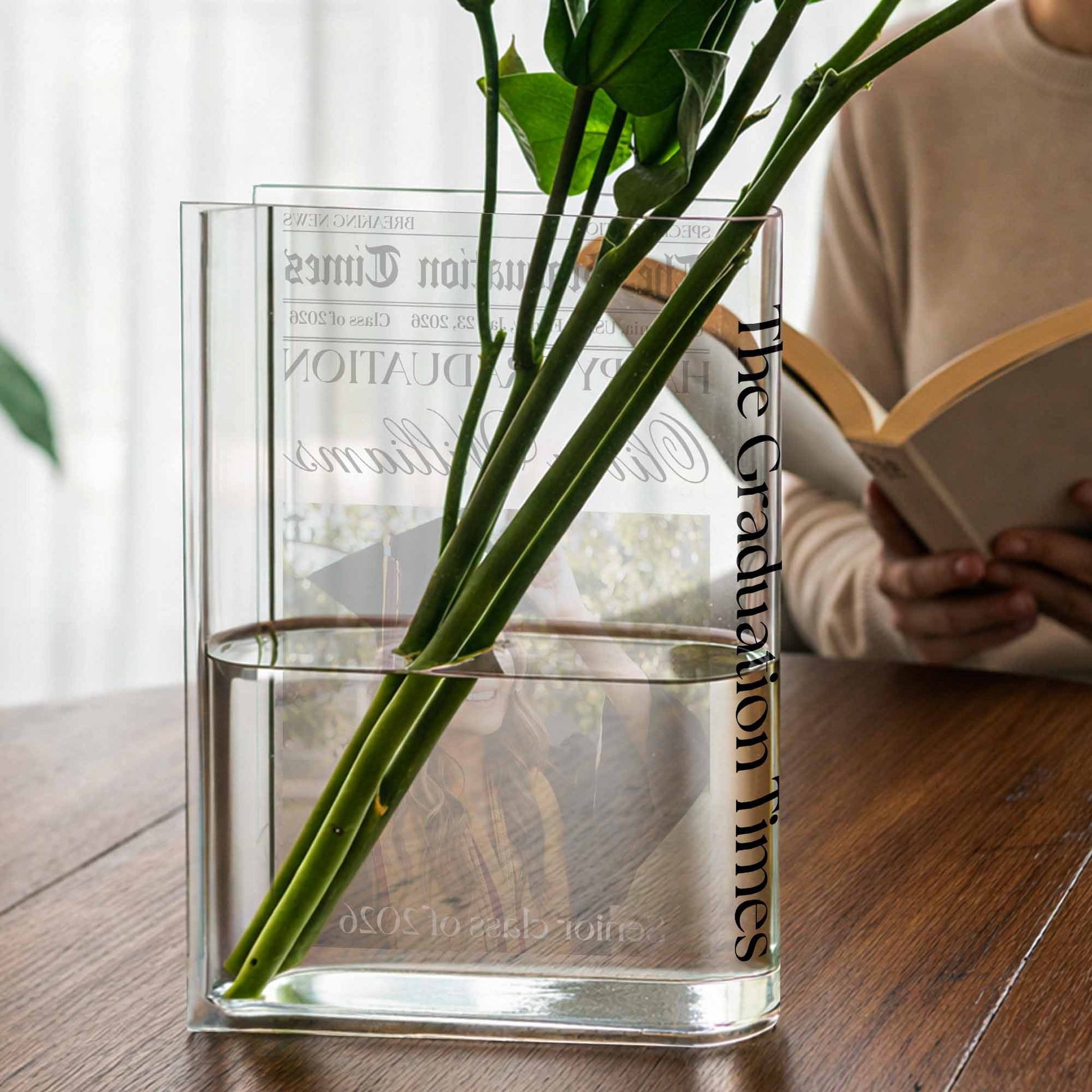 Happy Graduation Senior Class Special Edition Newspaper Vase