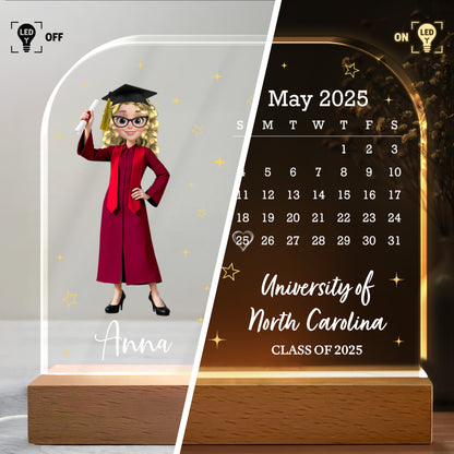 University of North Carolina, Class of 2025, Calendar, Graduate and Stars