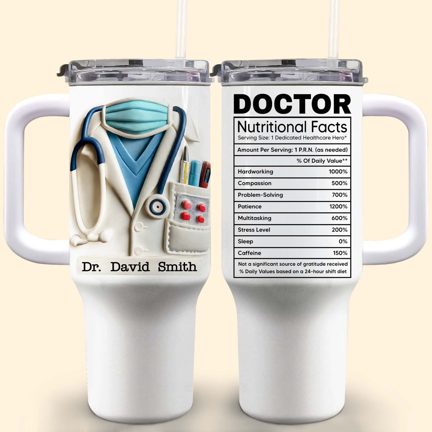 Celebrate The Spirit Of Medical Professionals, Stethoscope And Coat