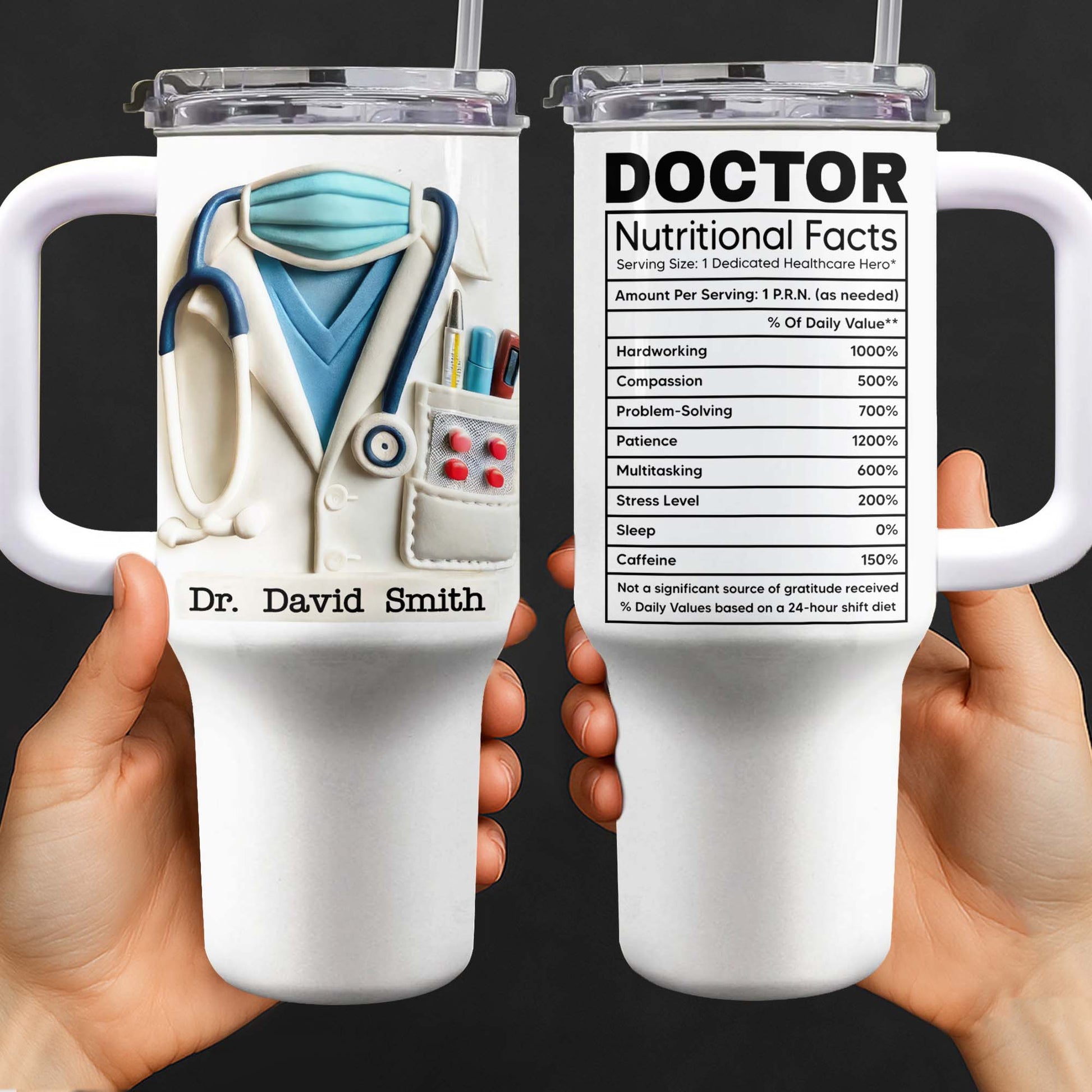 Celebrate The Spirit Of Medical Professionals, Stethoscope And Coat