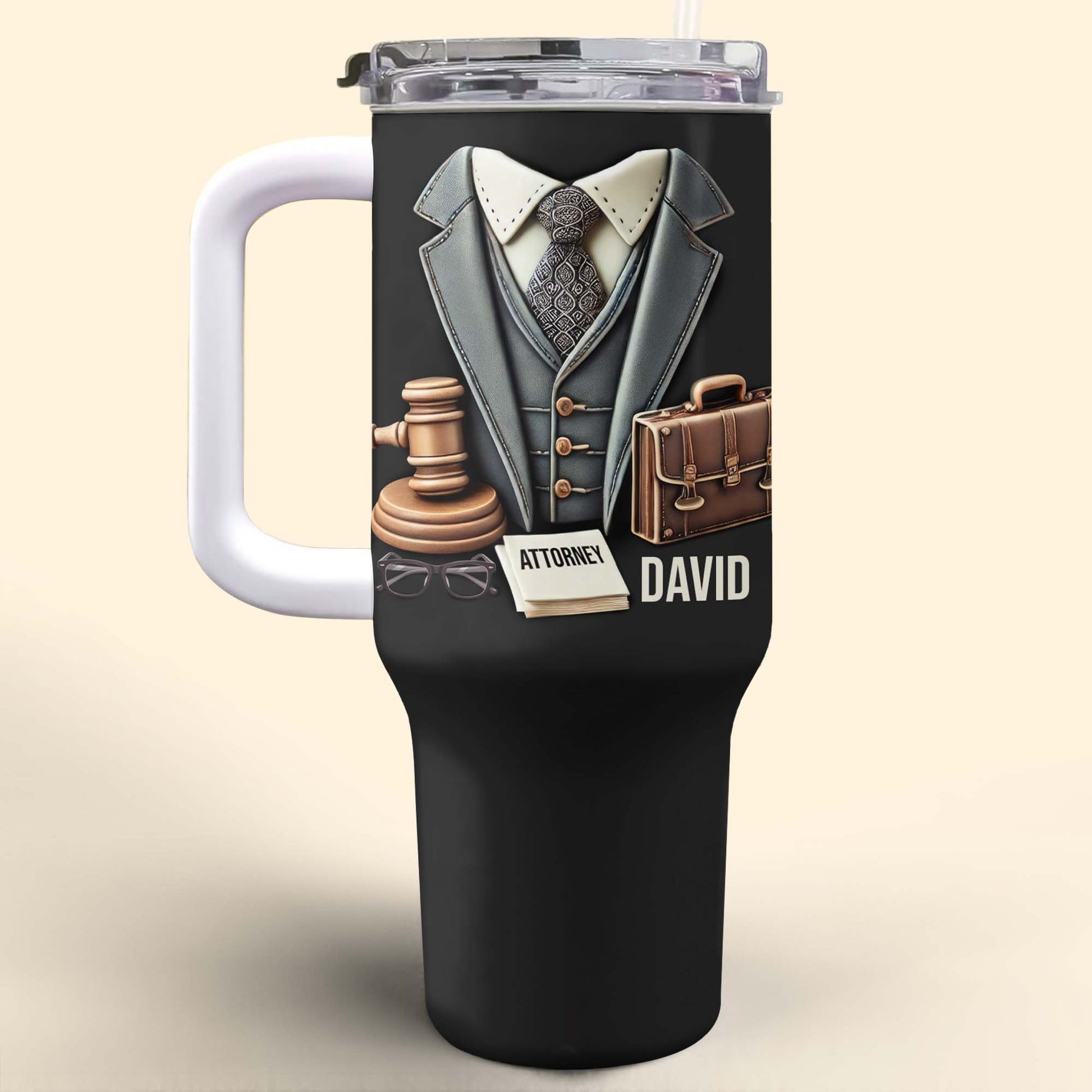 Perfect Gift Featuring Suit, Briefcase, Gavel