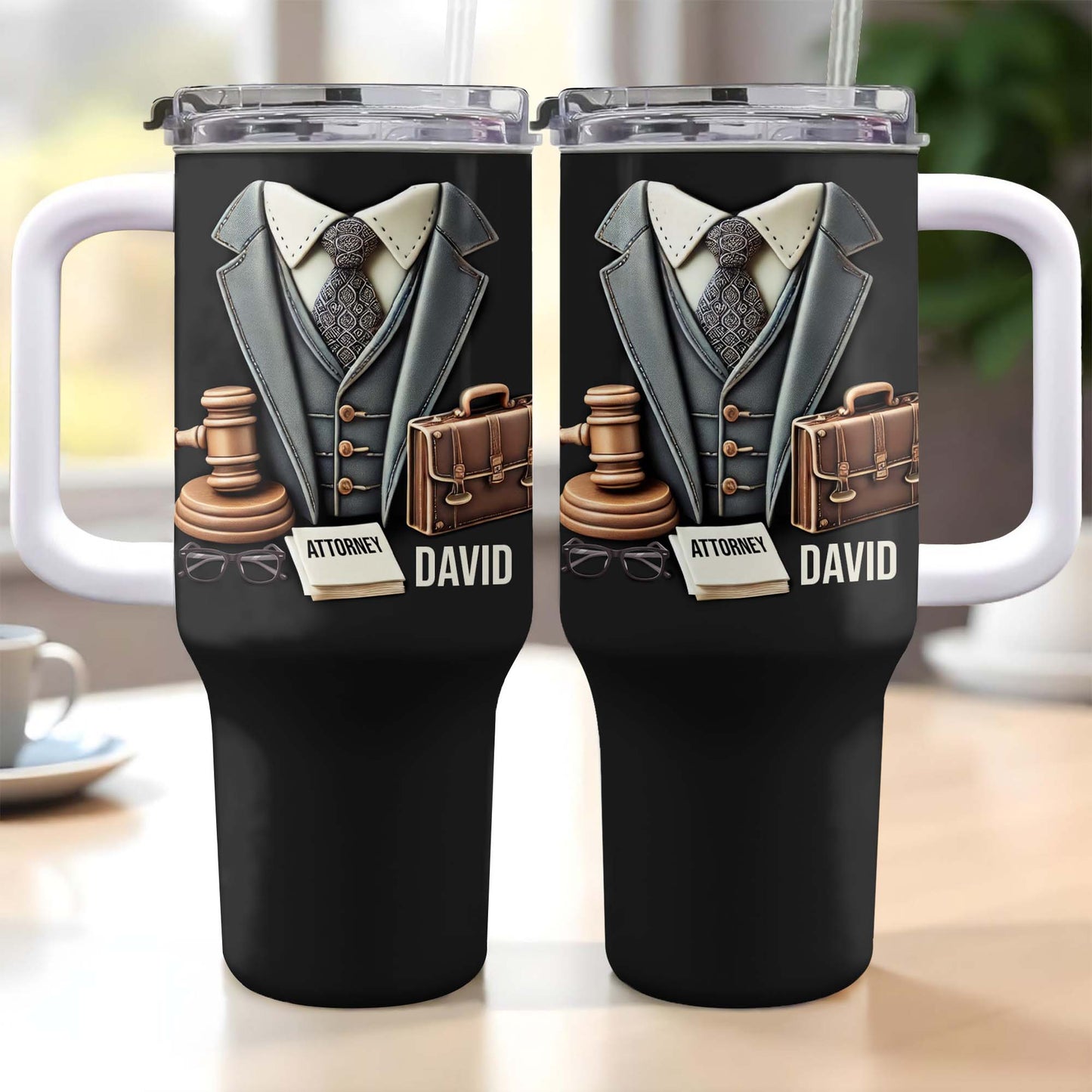 Perfect Gift Featuring Suit, Briefcase, Gavel