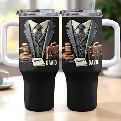 Perfect Gift Featuring Suit, Briefcase, Gavel