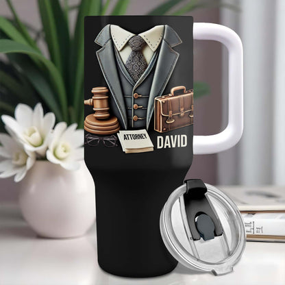 Perfect Gift Featuring Suit, Briefcase, Gavel