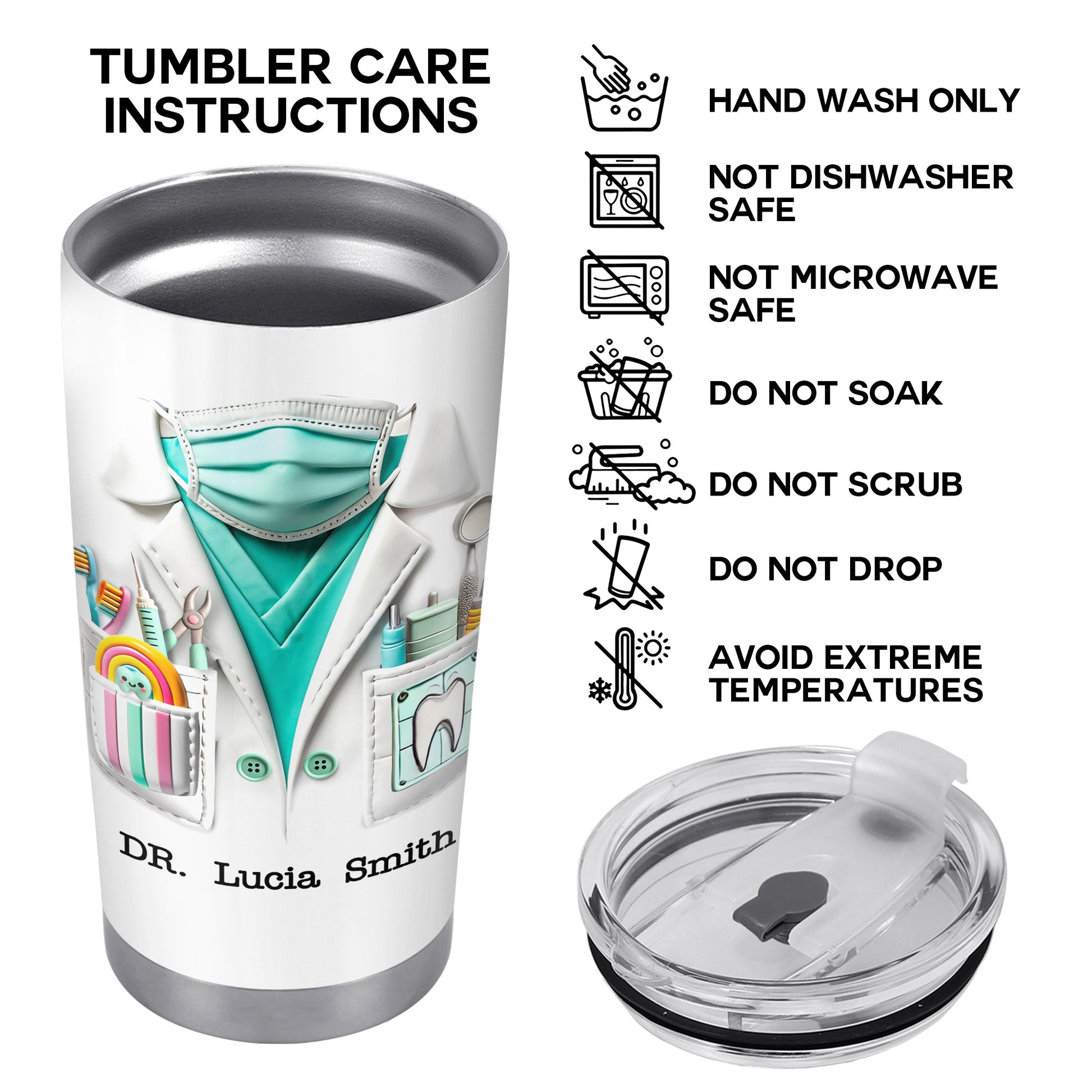 Inspire Every Day, Medical Scrubs And Stethoscope