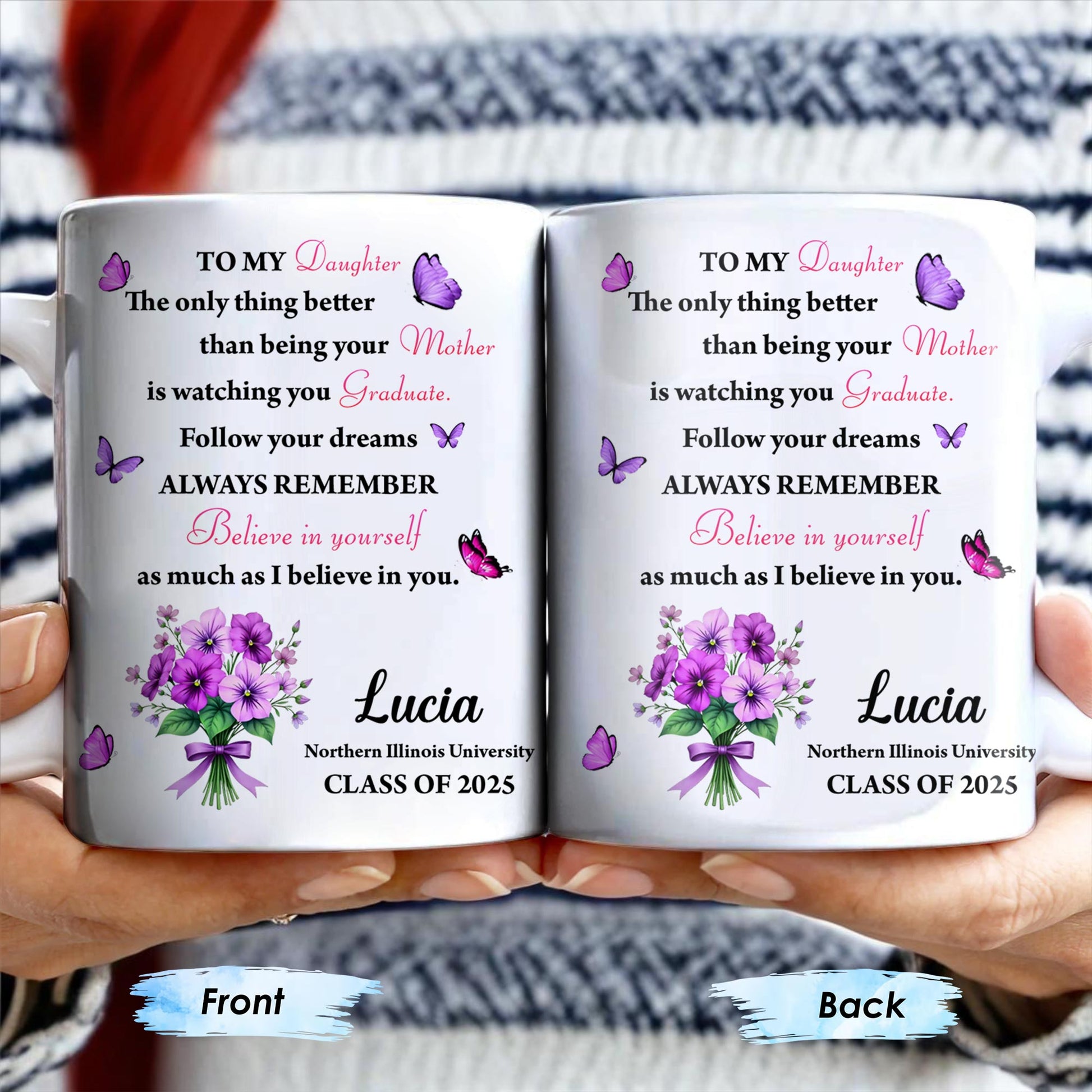 To My Daughter, The Only Thing Better Than Being Your Mother, Butterflies and Flowers