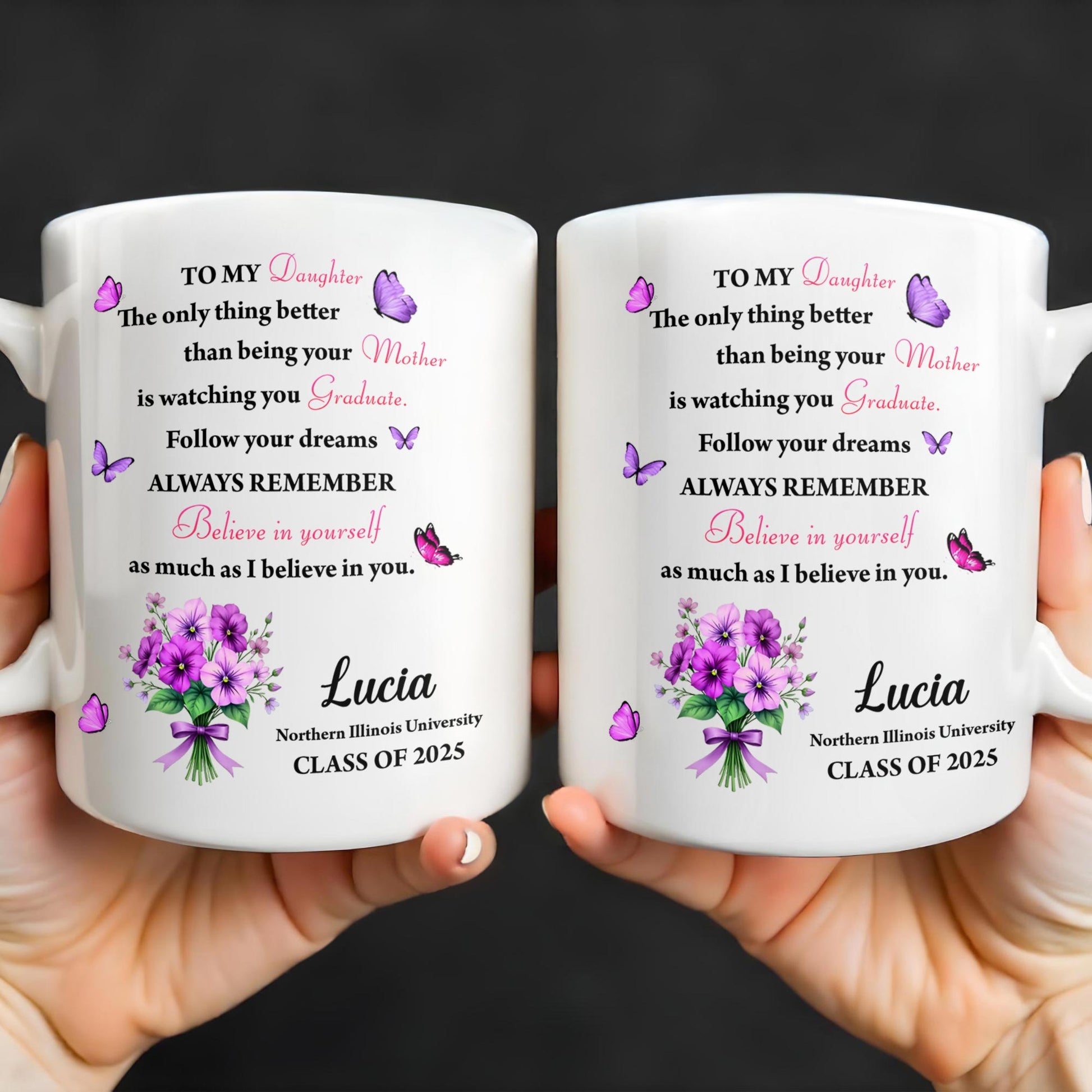 To My Daughter, The Only Thing Better Than Being Your Mother, Butterflies and Flowers