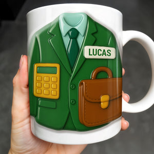 Elevate Your Coffee Experience With Suit and Calculator Design