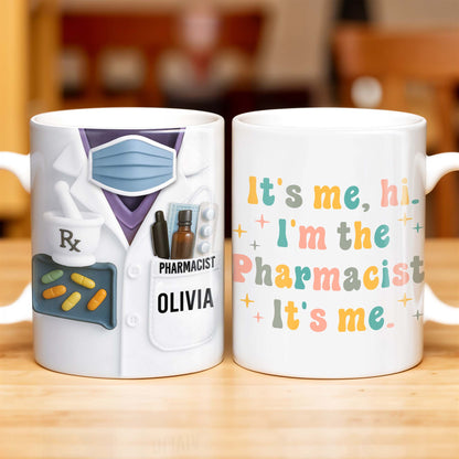 It's Me, Hi. I'm The Pharmacist. It's Me, Pharmacist Lab Coat and Medical Tools