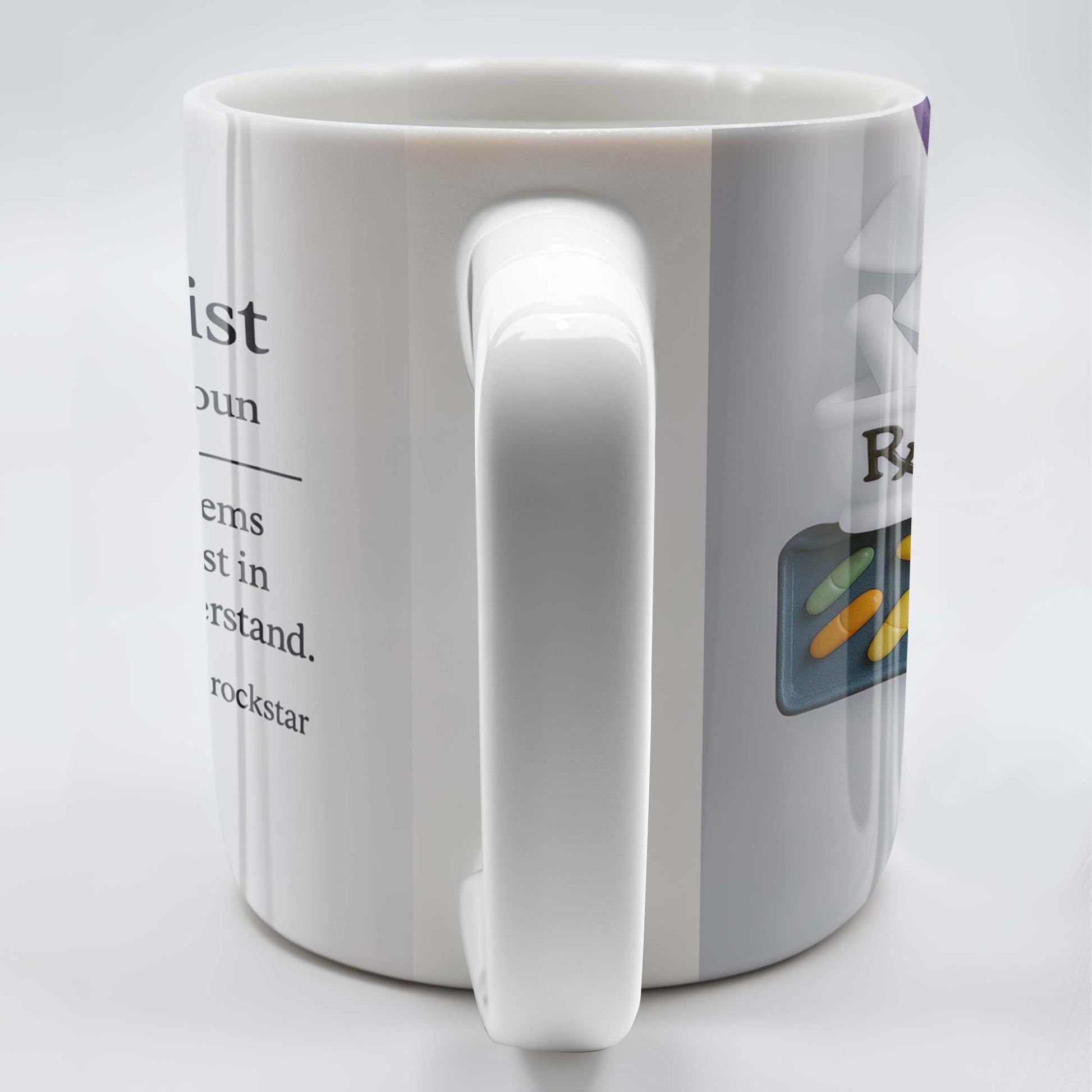 Pharmacist, Solves Problems You Don't Understand, Lab Coat and Pills