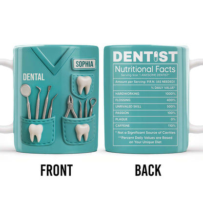 Dentist Nutritional Facts, Serving Size 1 Awesome Dentist
