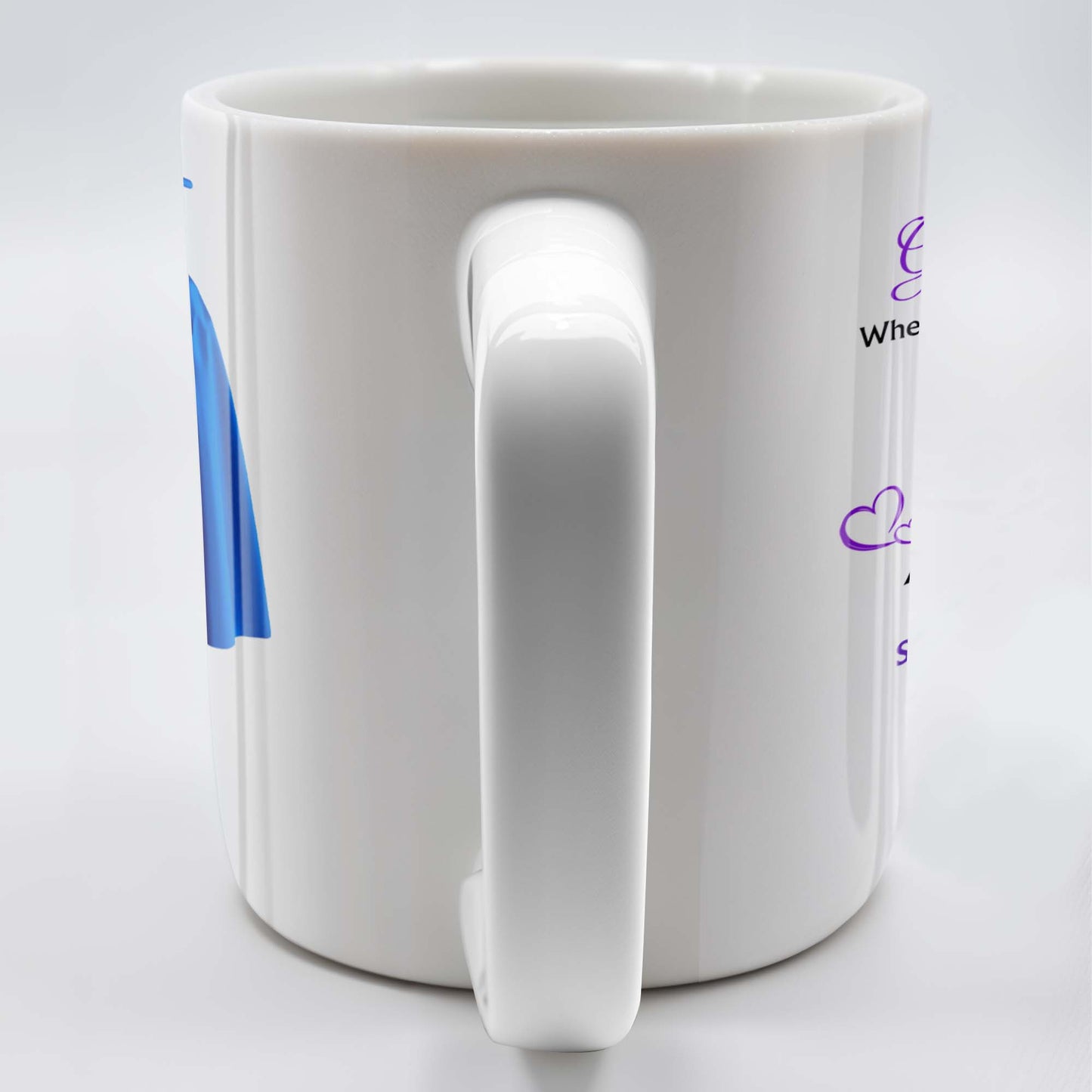 To My Granddaughter, Always Remember You Are Braver, Graduation Cap and Gown - Personalized Custom Coffee Mug - GRAD317_MG