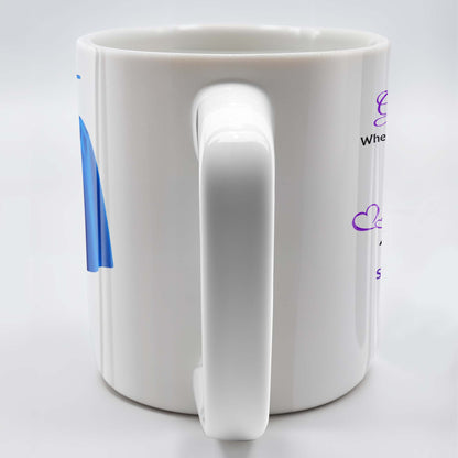 To My Granddaughter, Always Remember You Are Braver, Graduation Cap and Gown - Personalized Custom Coffee Mug - GRAD317_MG