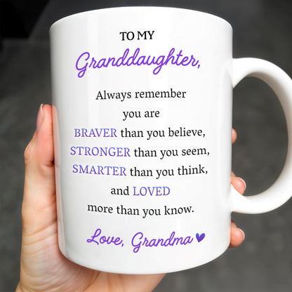To My Granddaughter, Always Remember You Are Braver Than You Believe