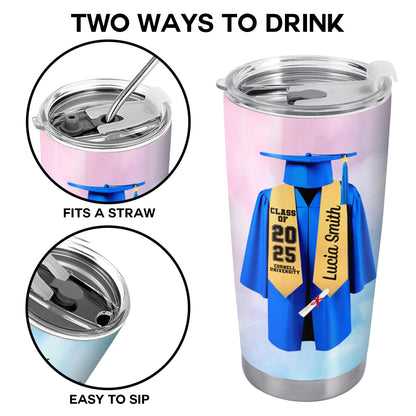 Celebrate Academic Achievements, Graduation Gown and Diploma