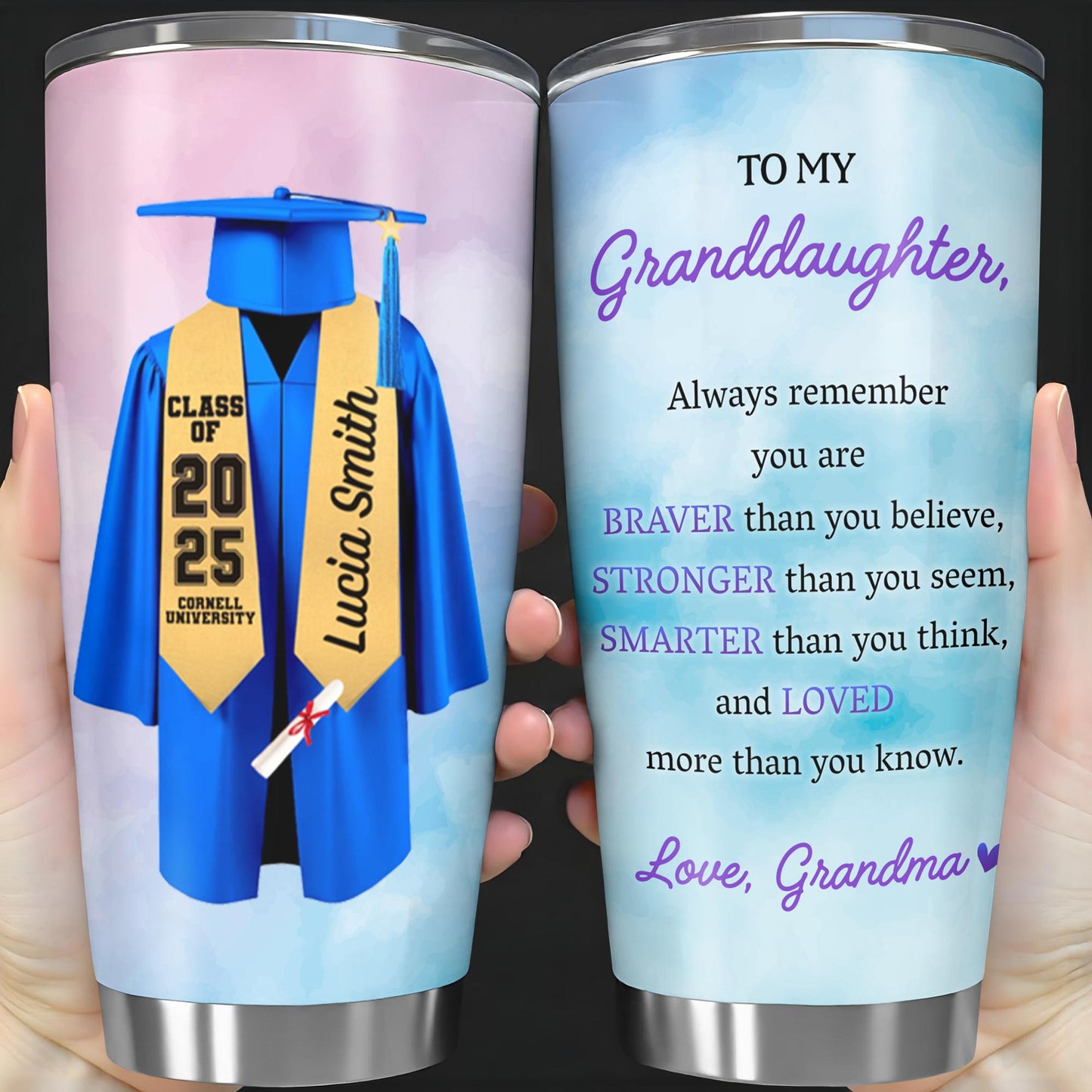 Celebrate Academic Achievements, Graduation Gown and Diploma