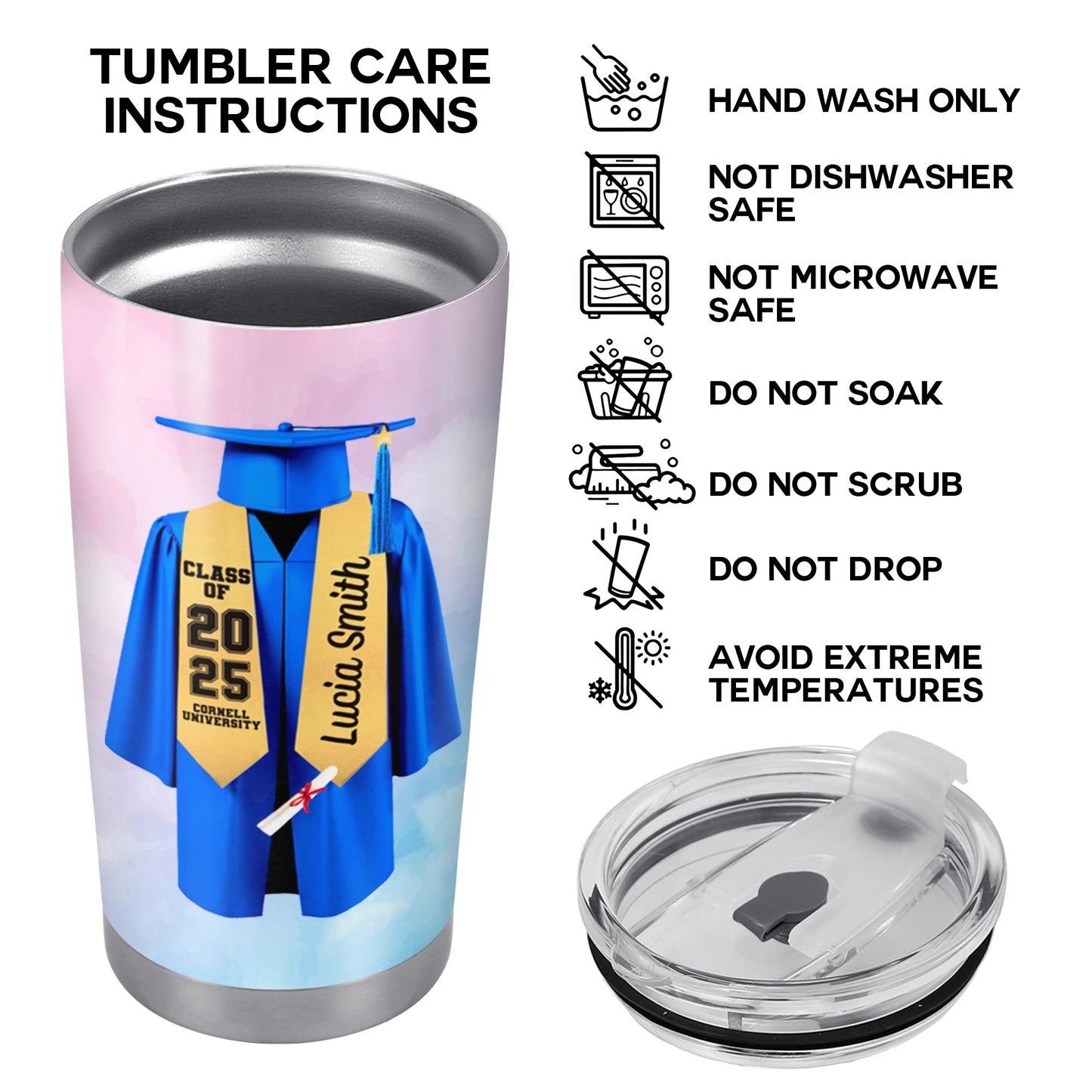 Celebrate Academic Achievements, Graduation Gown and Diploma