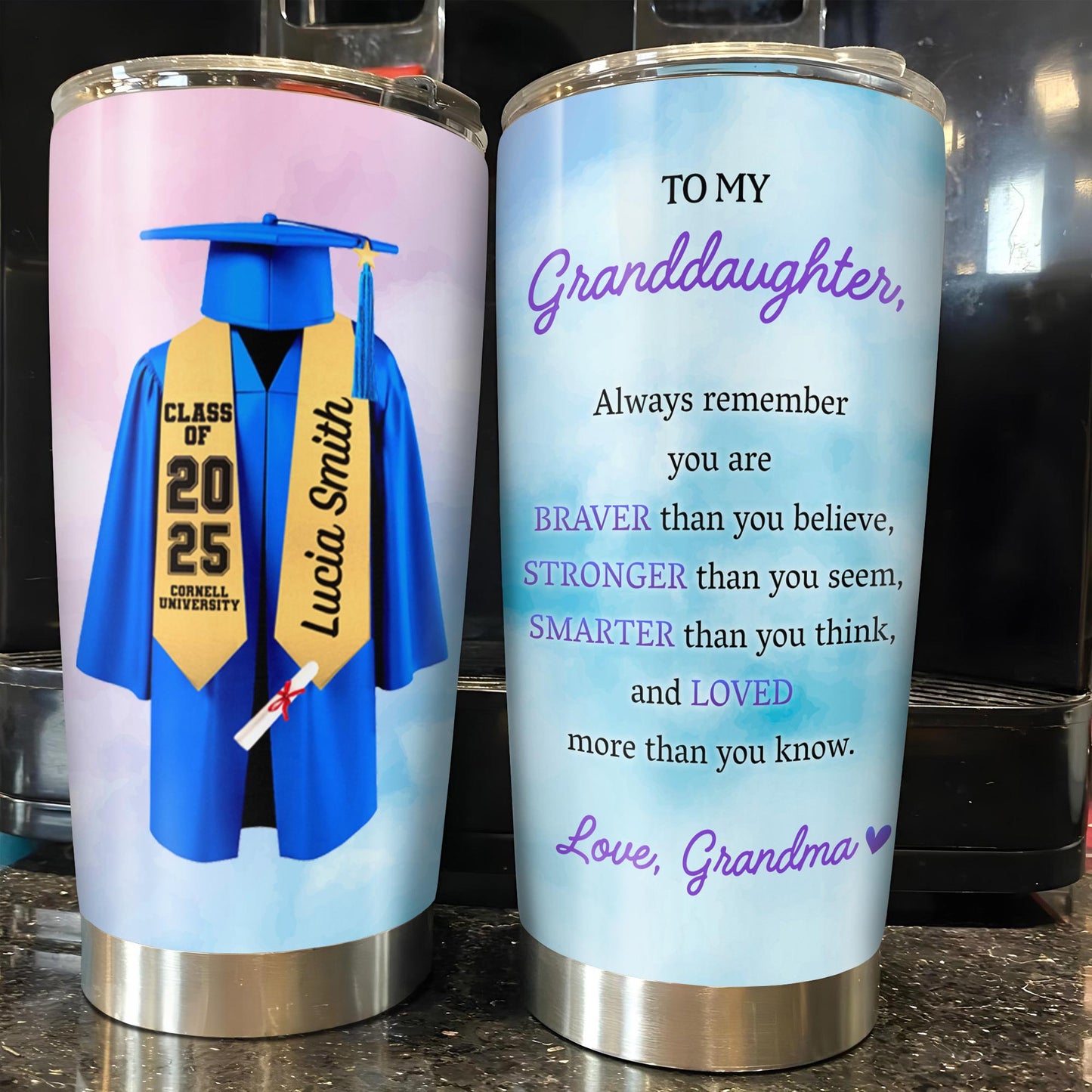 Celebrate Academic Achievements, Graduation Gown and Diploma