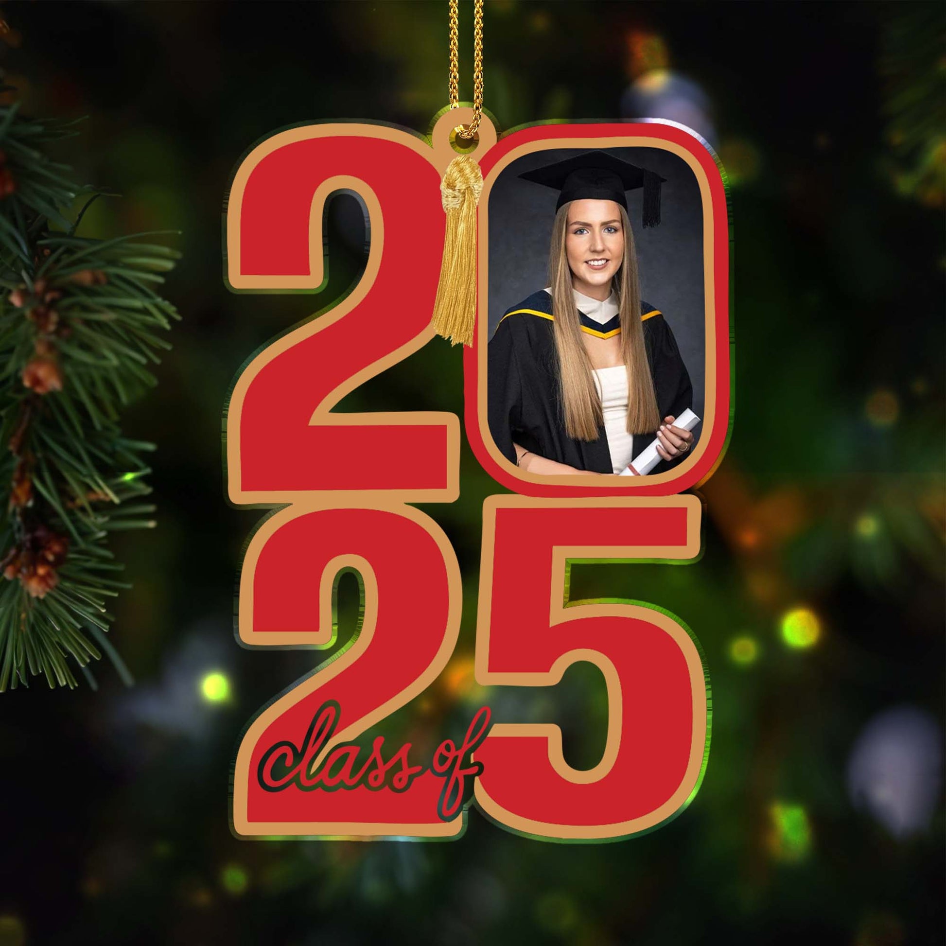 Class Of [year], Graduation Cap And Diploma