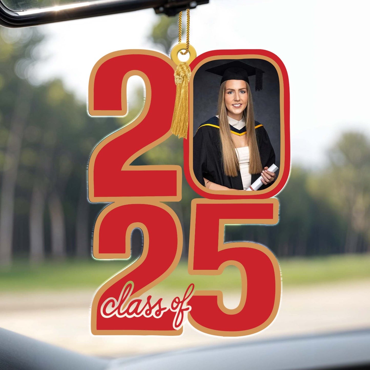 Class Of [year], Graduation Cap And Diploma