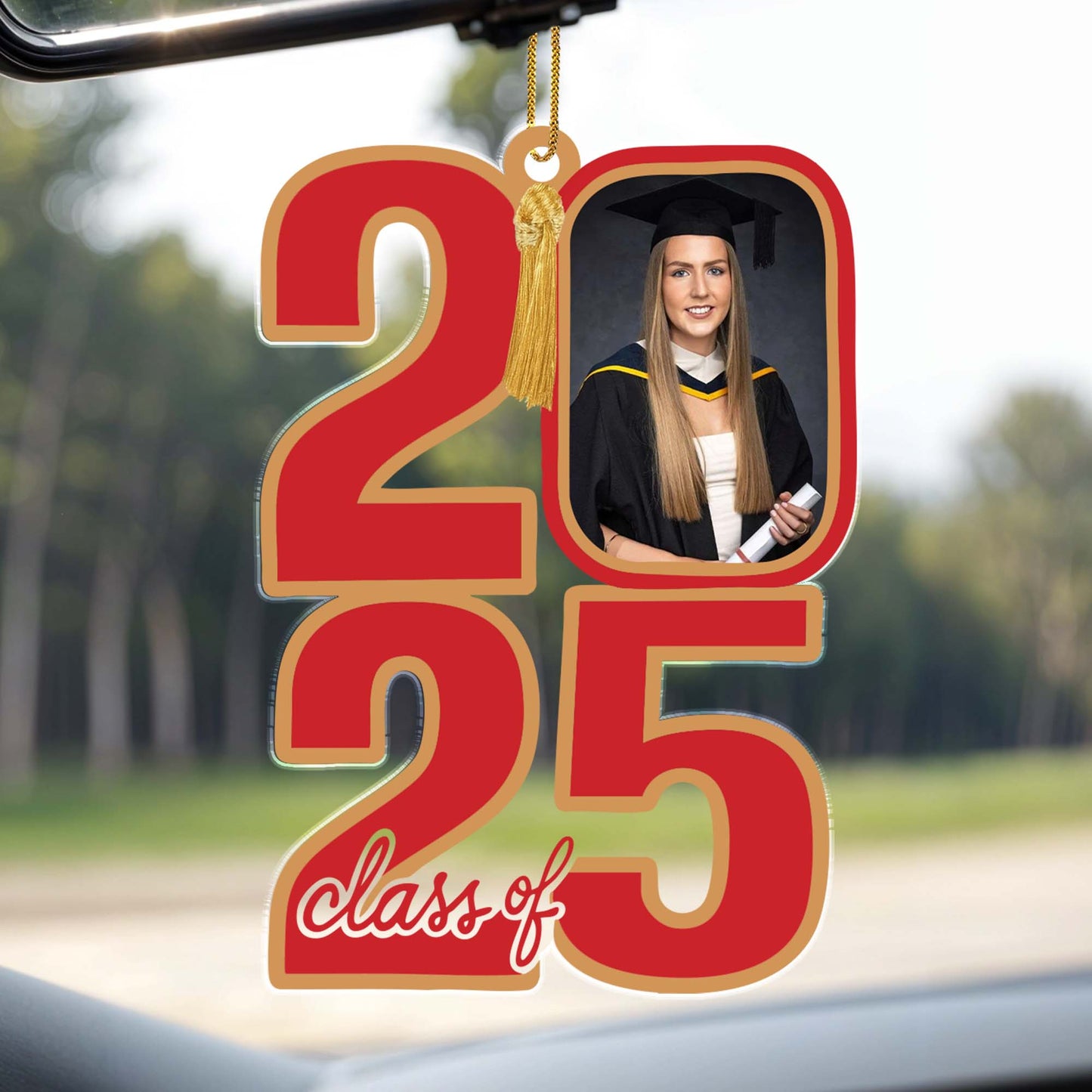 Class Of [year], Graduation Cap And Diploma