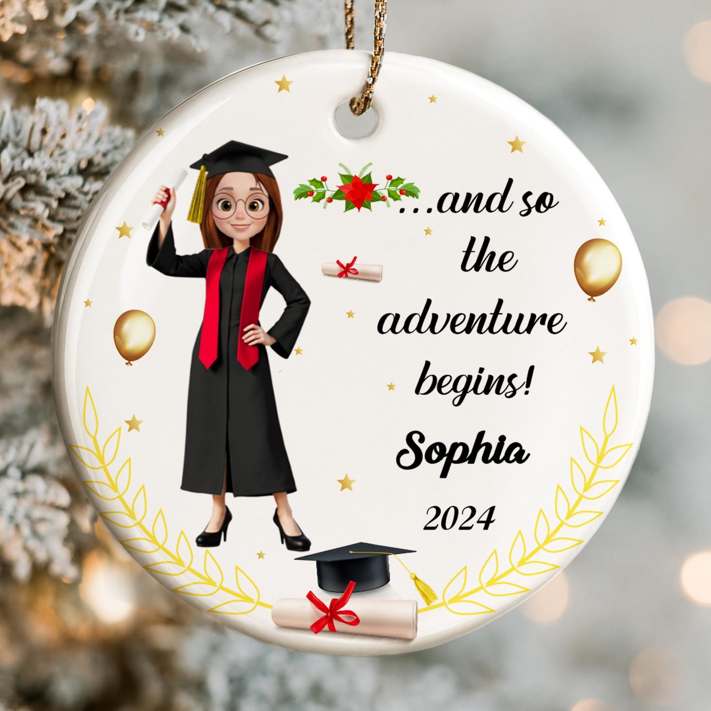 And So The Adventure Begins With Graduate And Cap