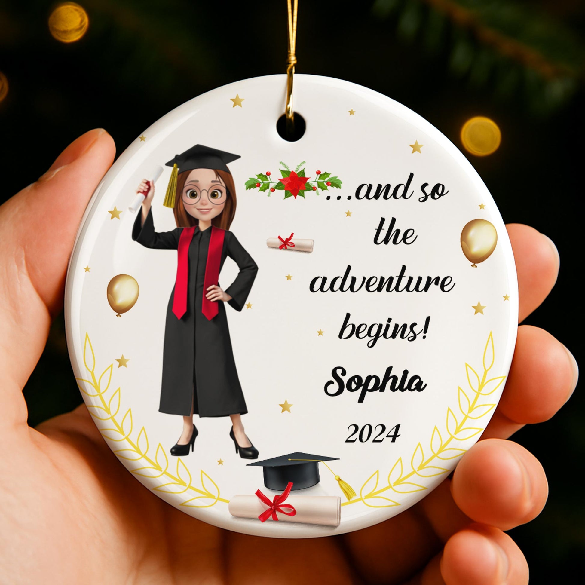 And So The Adventure Begins With Graduate And Cap