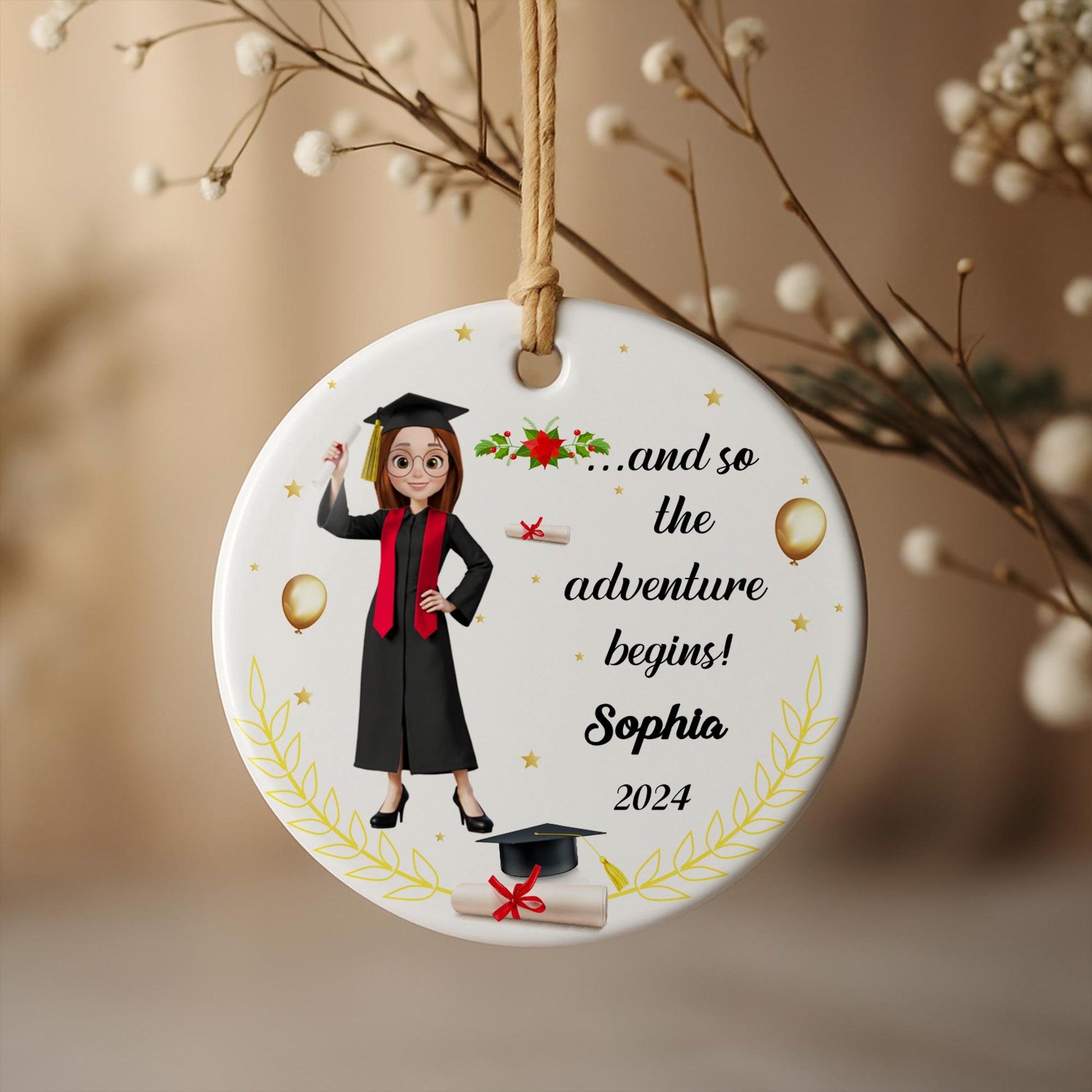 And So The Adventure Begins With Graduate And Cap