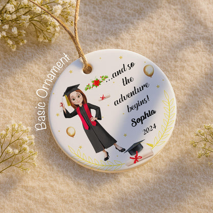 And So The Adventure Begins With Graduate And Cap