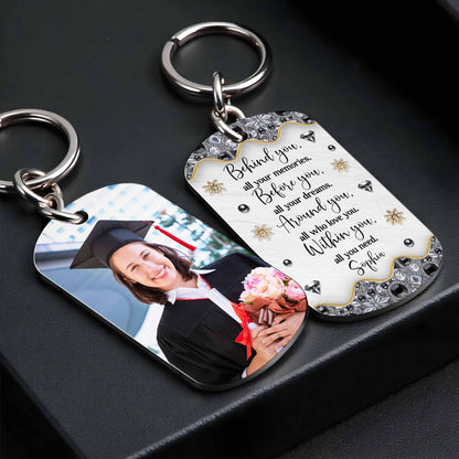 Behind You All Your Memories, Flowers, Graduation Cap