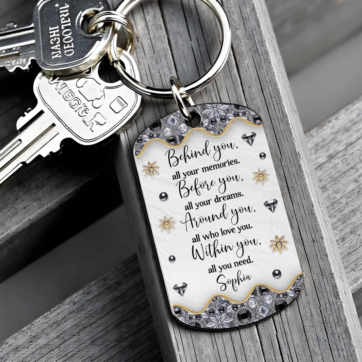 Behind You All Your Memories, Flowers, Graduation Cap