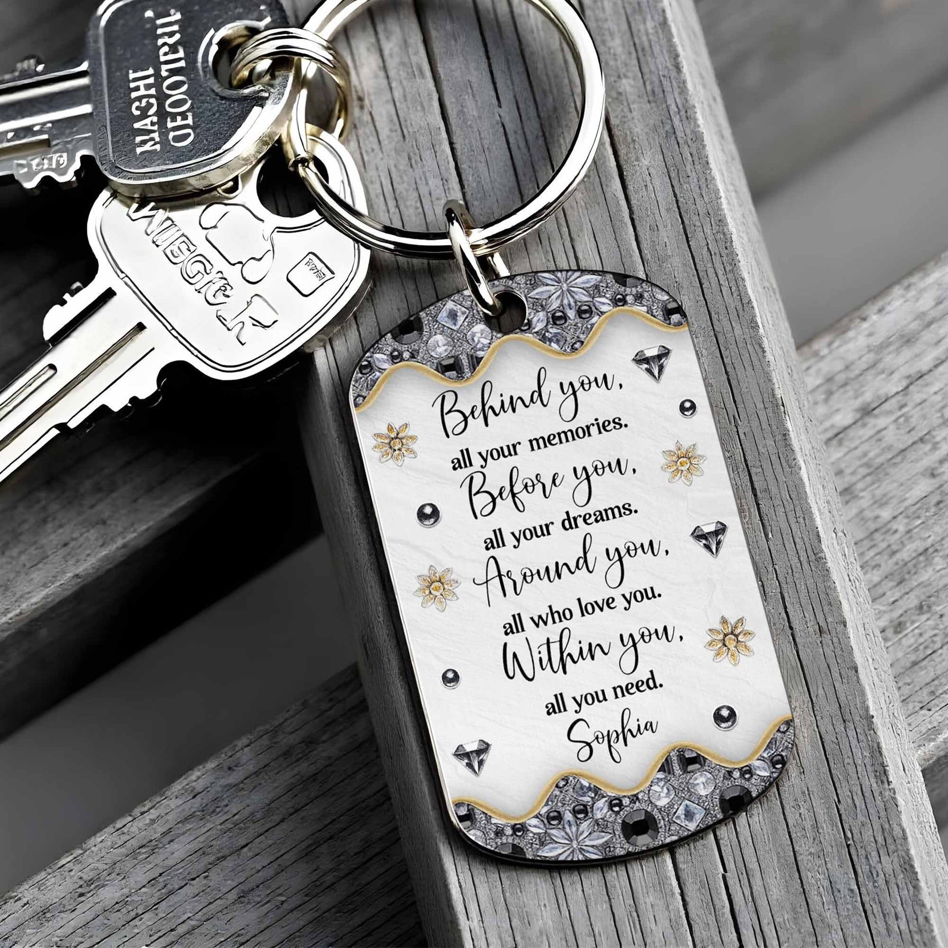 Behind You All Your Memories, Flowers, Graduation Cap