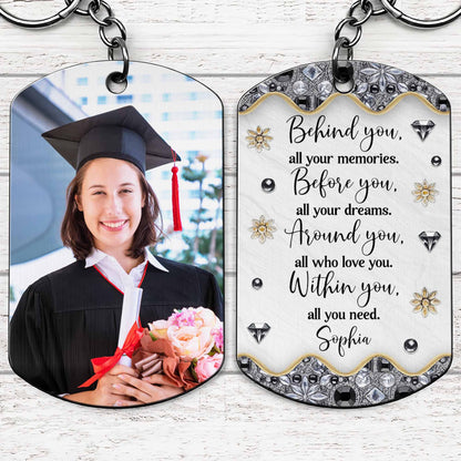 Behind You All Your Memories, Flowers, Graduation Cap