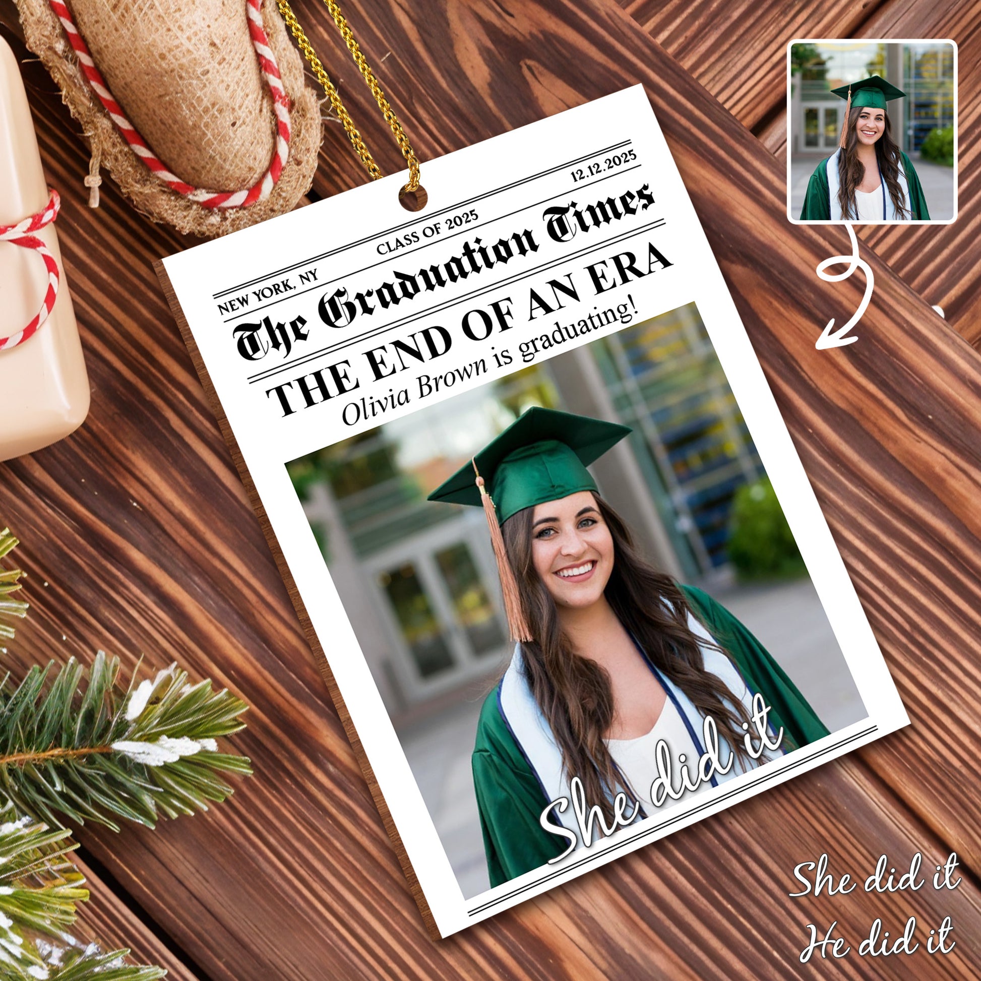 She Did It, Celebrate The Graduation Day