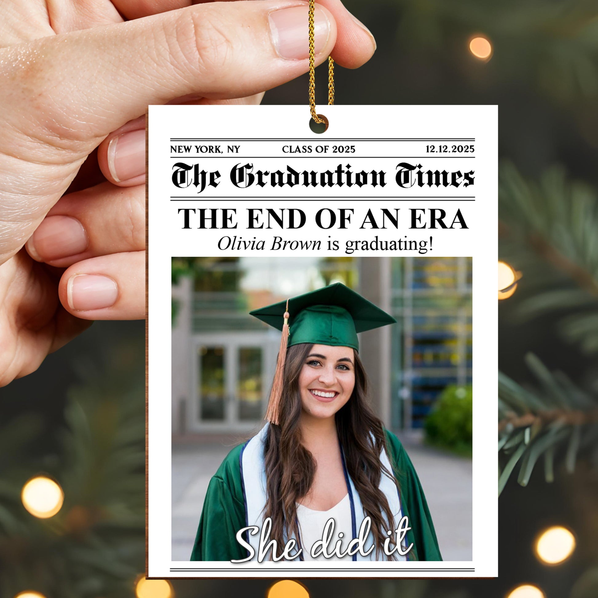 She Did It, Celebrate The Graduation Day