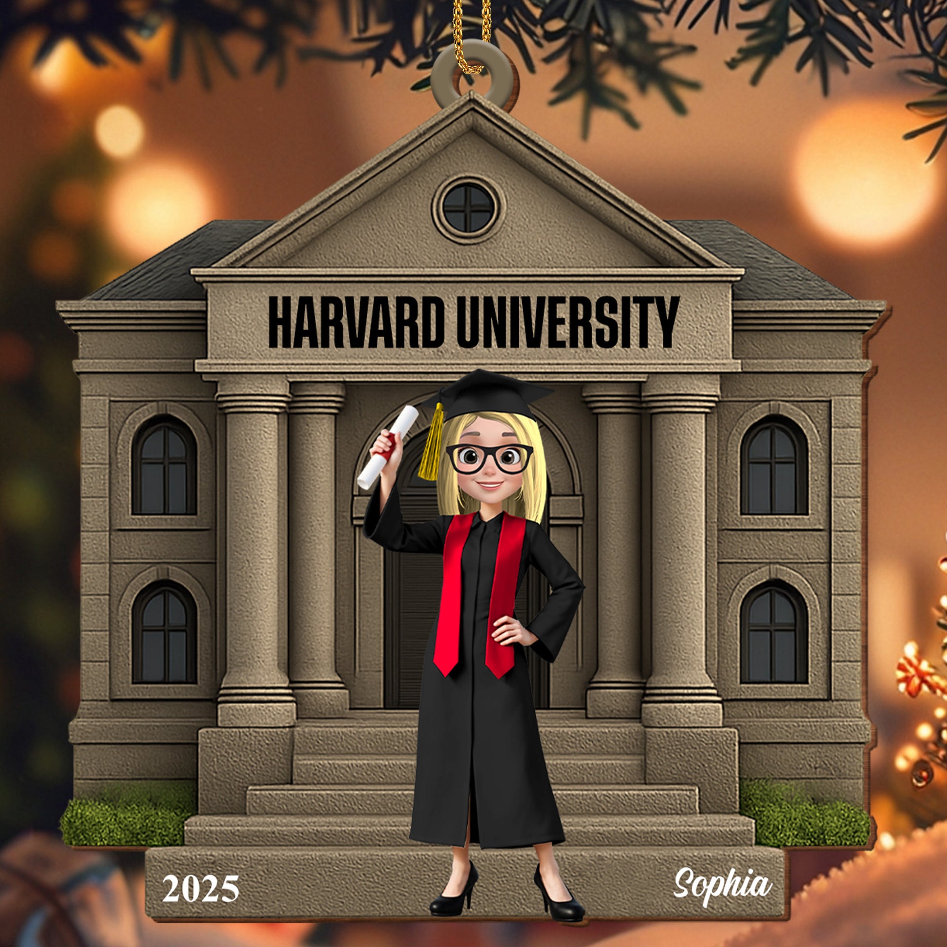 Celebrate Your Academic Achievement, Graduate In Cap And Gown