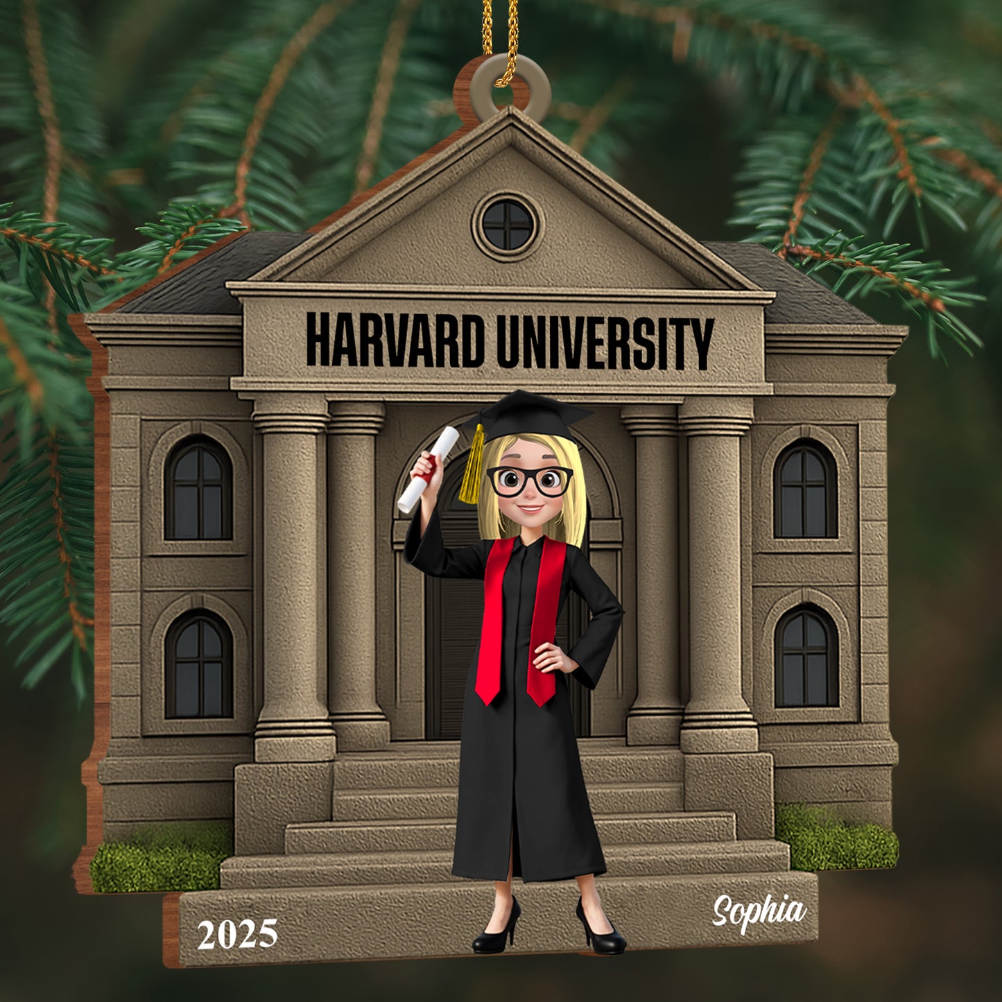 Celebrate Your Academic Achievement, Graduate In Cap And Gown