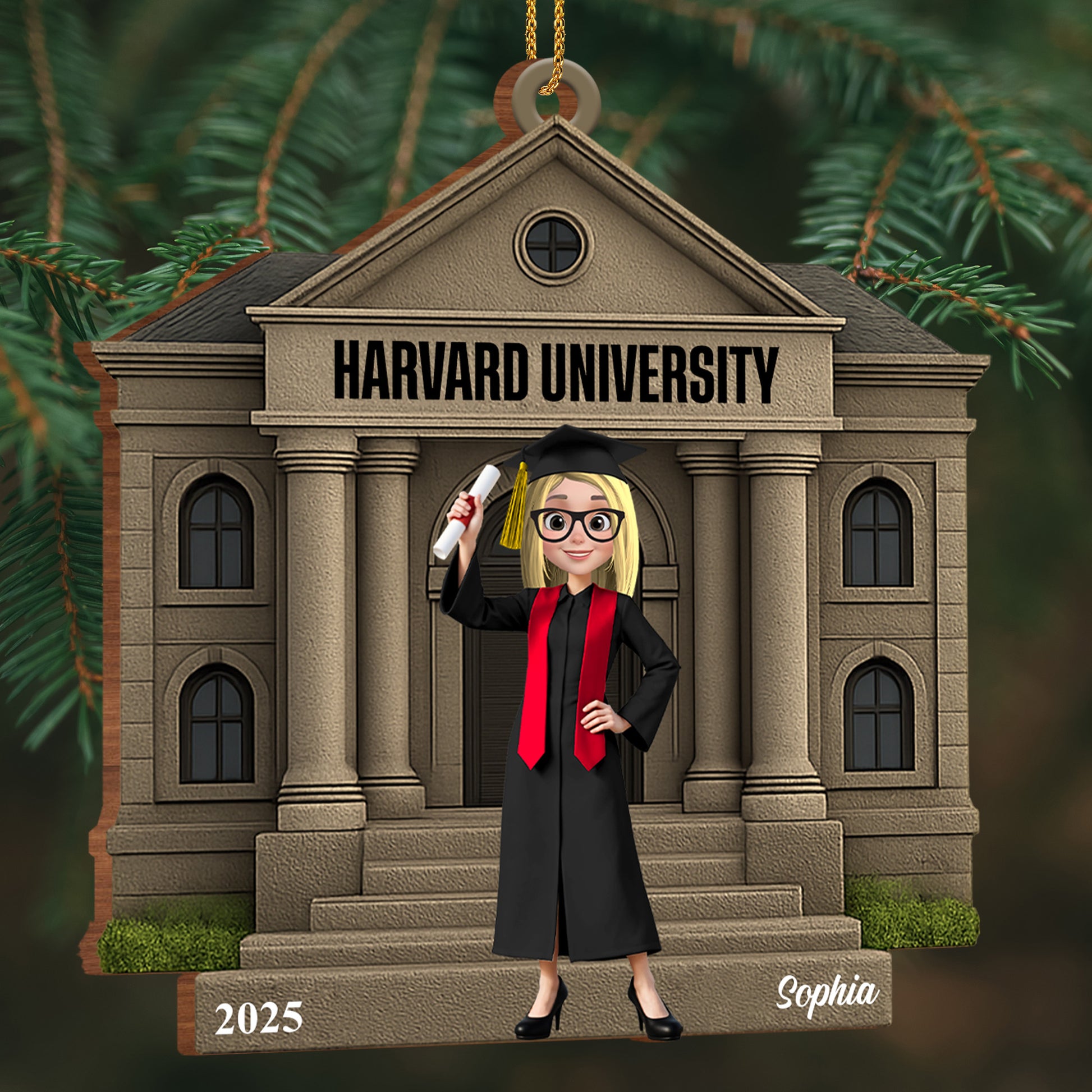 Celebrate Your Academic Achievement, Graduate In Cap And Gown