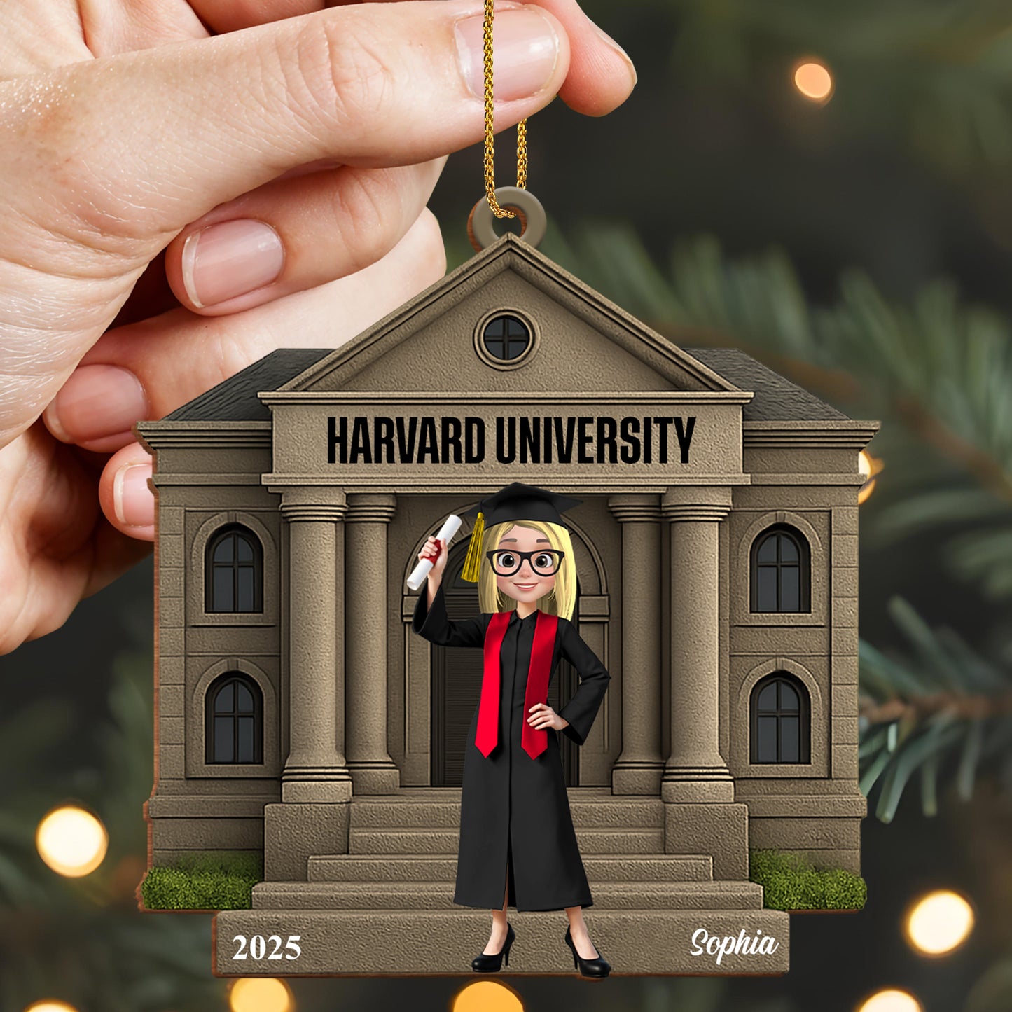 Celebrate Your Academic Achievement, Graduate In Cap And Gown