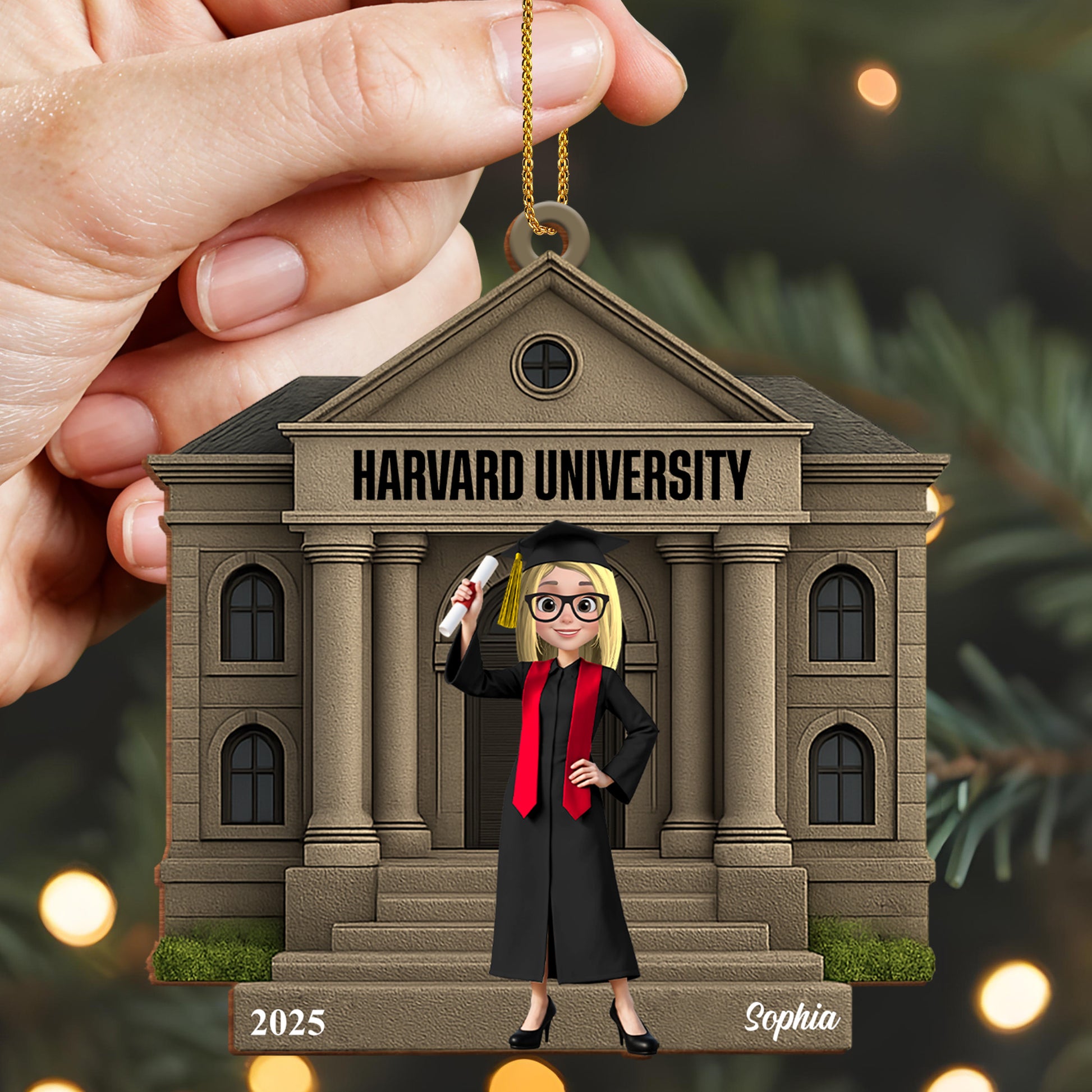 Celebrate Your Academic Achievement, Graduate In Cap And Gown