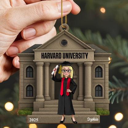 Celebrate Your Academic Achievement, Graduate In Cap And Gown