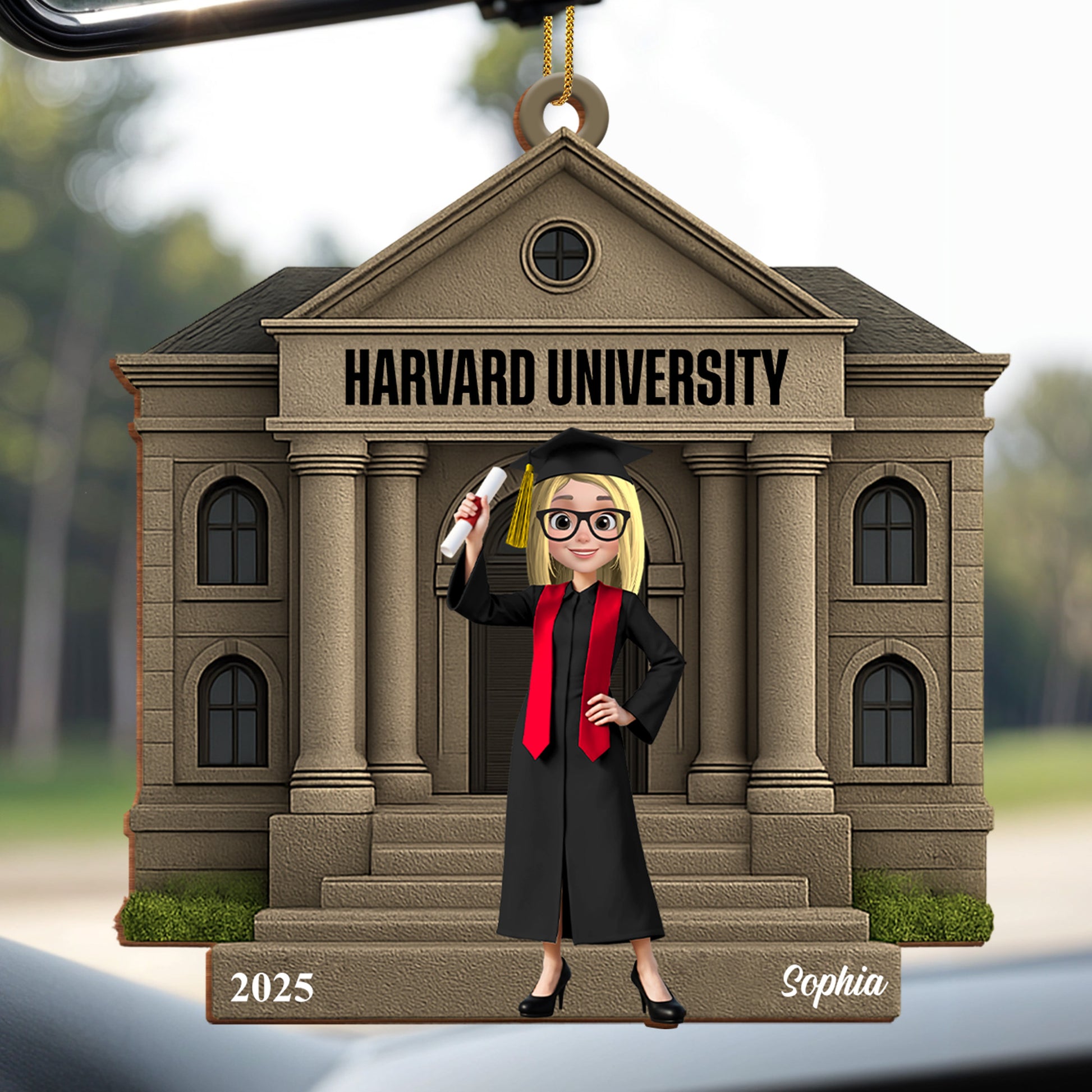 Celebrate Your Academic Achievement, Graduate In Cap And Gown